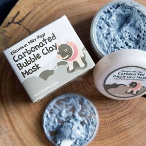 Elizavecca Маска глиняная с пузырьковым эффектом Carbonated Bubble Clay Mask,100гр.(банка)