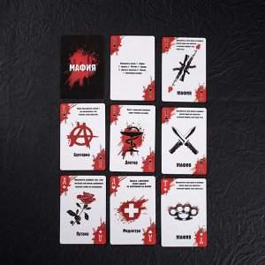 Настольная детективная игра «Мафия», 36 карт и кубики