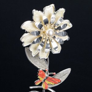 Сувенир "Цветочек с бабочкой"