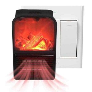 Портативный обогреватель-камин Flame Heater с пультом, 1000W