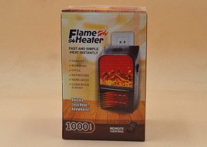 Портативный обогреватель-камин Flame Heater с пультом, 1000W