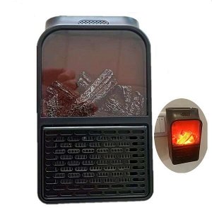 Портативный обогреватель-камин Flame Heater с пультом, 1000W