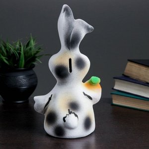 Копилка "Кролик с морковкой" 30см МИКС