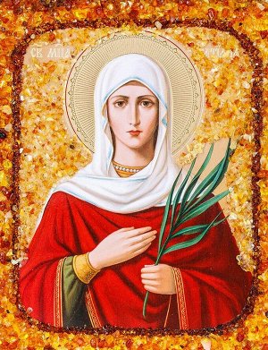 Янтарная икона «Святая великомученица Татьяна», 906904438