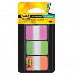 Флажки-закладки Post-it &quot;Professional&quot;, суперклейкие, 25*38мм, 22л*3 цвета, блистер