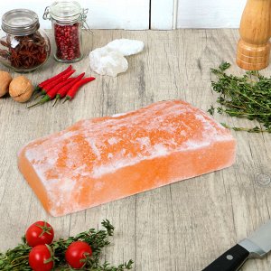 Кирпич из гималайской соли, натуральный, 20х10х5 см, "Добропаровъ"