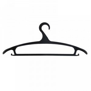 Вешалка-плечики для одежды, размер 48-50, цвет чёрный