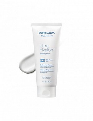 Очищающий крем для лица MIS*SHA Super Aqua Ultra Hyalron Cleansing Cream