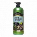 [3W CLINIC] Шампунь Olive&amp;Argan 2in1 Shampoo, 1500мл.