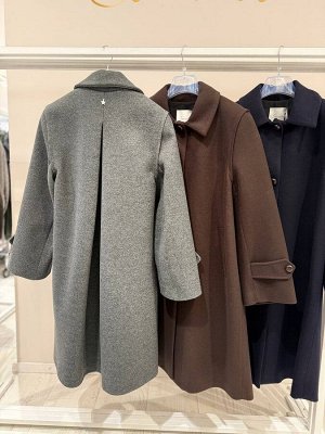 ПАЛЬТО ЦВЕТ СЕРЫЙ