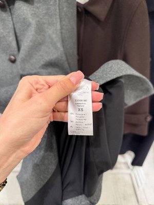 ПАЛЬТО ЦВЕТ СЕРЫЙ