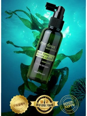 Тоник для волос, против выпадения волос / Medi Flower Tonic Hair Aroma Green, 100 мл