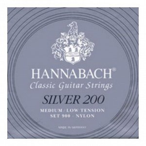 Струны для классической гитары Hannabach 900MLT SILVER 200