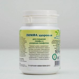 Пищевая добавка «Лимфа здоровая», 120 таблеток