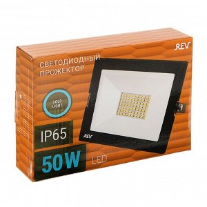 Прожектор светодиодный REV, 50 Вт, 6500 К, 4000 Лм, IP65