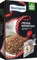 Гречка Фермерская ядрица варочные пакеты, 5шт * 80гр