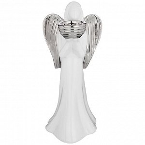 Подсвечник 'ангел серебряная коллекция' 17*15,5*35,5 см (кор=8шт.)