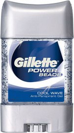 GILLETTE Гелевый антиперспирант_дезодорант Power Beads Cool Wave 75мл