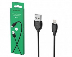 Кабель Borofone BX19 Lightning - USB черный