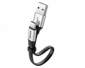 Кабель Baseus Nimble Type-C - USB черный, 0,23м (CATMBJ-01)