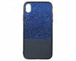 Чехол iPhone XR Bling (синий)