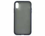 Чехол iPhone XR Mate Case (синий)
