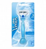 GILLETTE  VENUS  станок + 1 кассета  для бритья