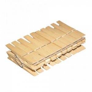 Прищепки бельевые деревянные, комплект 20 шт., универсальные, YORK “Eco“, 96050