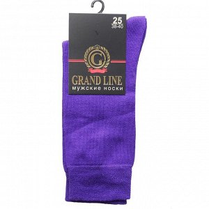 Носки мужские GRAND LINE (М-150, градиент), фиолетовый, р. 25