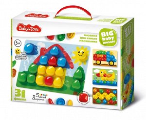 Мозаика для самых маленьких BABY TOYS d40/5 цв/31 эл67