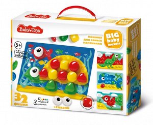 Мозаика для самых маленьких BABY TOYS d40/5 цв/32 эл18