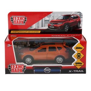 X-TRAIL-GD ТМ Технопарк. Машина металл "NISSAN X-TRAIL" 12см, открыв. двери, инерц, ЗОЛОТОЙ в кор. в кор.2*36шт