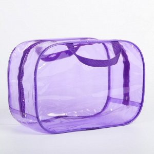 Набор сумок в роддом, 3 шт., цветной ПВХ, цвет фиолетовый