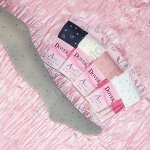 Колготки из микрофибры, рисунок&quot;Сердечки&quot;