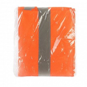 Жилет текстильный Ж4 , оранжевый, усиленный, XL