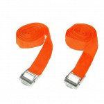 Стяжка груза ленточная Nova Bright, 2,5 см х 2,5 м, в блистере, с фиксатором, 2 шт