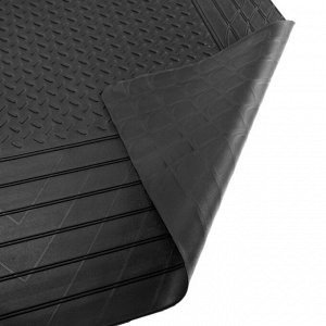 Коврик в багажник, универсальный, 120x80 см, черный
