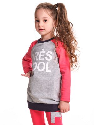 Mini Maxi Туника &quot;Tres Cool&quot; (92-116cм) UD 4155-2(2) коралловый