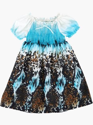Платье (98-122см) 2025 голуб