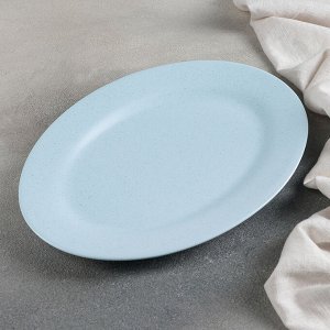 Блюдо Доляна «Амелия», 29,5*20,5 см, цвет голубой
