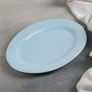 Блюдо Доляна «Амелия», 24,5x18 см, цвет голубой
