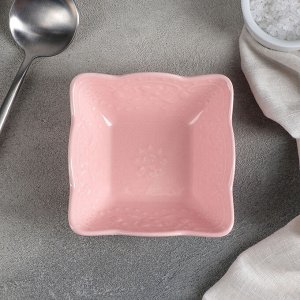 Салатник Доляна «Сьюзен»,11Х4 см, цвет розовый