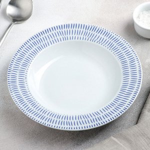 Тарелка суповая «Антик» 300 мл, 20,5?2 см, цвет белый