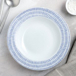 Тарелка суповая  «Антик», 300 мл, d=20,5 см, цвет белый