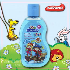 LION "Кодомо" Средство д/мытья 200мл "От макушки до пяточек" Мармеладный д/детей (6+)