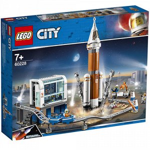 LEGO (Лего) Игрушка Город Ракета для запуска в далекий космос и пульт управления с запуском