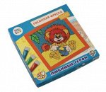 Фреска песочная &quot;Львенок и Черепаха&quot; 21,5*21,5 см. кор.