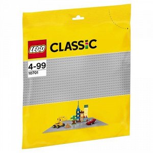LEGO Игрушка Классика Строительная пластина серого  цвета 44*39см