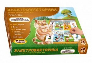 Игра Электровикторина "Знаю как"  тм.Десятое королевство