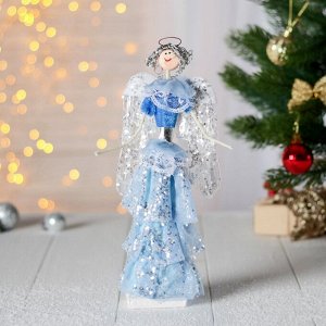 Фигурка новогодняя "Воздушный ангел в голубом платье"